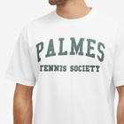 Palmes Men's Ivan Collegiate T-Shirt in White