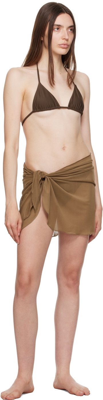 Saturdays NYC Brown Carmen Beach Sarong