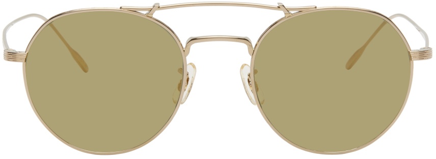 Photo: Oliver Peoples Gold Reymont Sunglasses