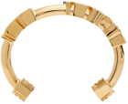 Versace Gold Logo Bangle