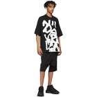 Julius Black Graphic French Terry Shorts