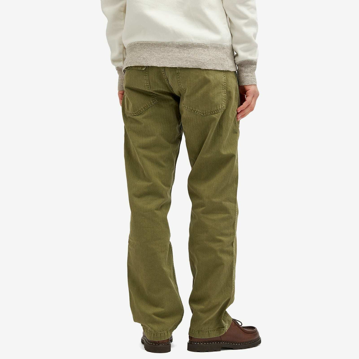 Dubbleware Men's Herringbone Fatigue Pants in Military