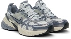 Nike Gray & Gunmetal V2K Run Sneakers