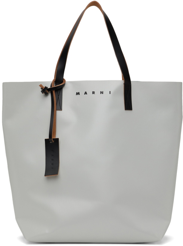 Photo: Marni White & Green PVC Shopping Tote