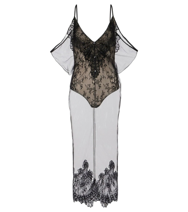 Photo: The Attico Sheer lace bodysuit