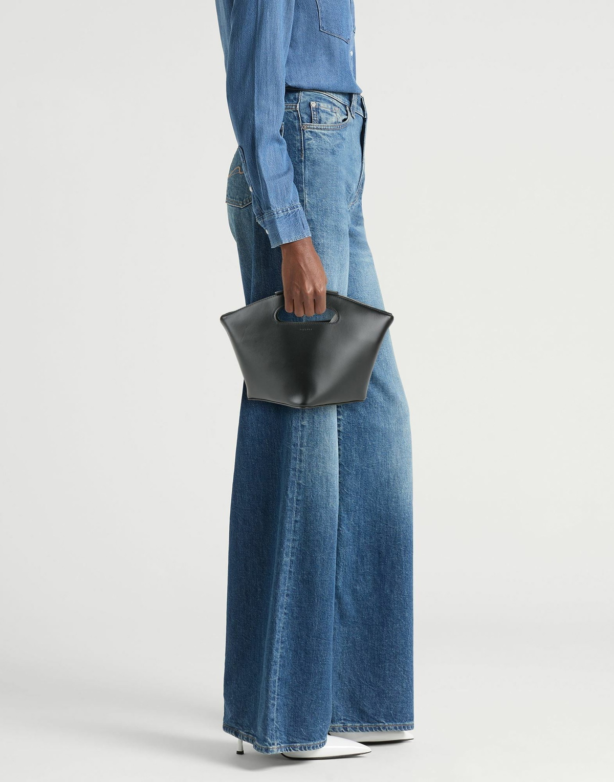 By Far Womens Handbag Sky in Blue