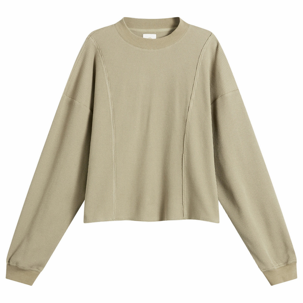 Gander Men's Waffle Longsleeve T-Shirt in Olive
