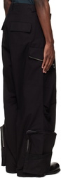 FFFPOSTALSERVICE Black Engineer Cargo Pants