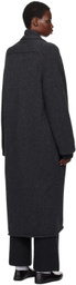 Lauren Manoogian Black Long Shawl Cardigan