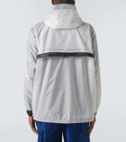 And Wander Paneled PU raincoat