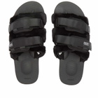 Suicoke Men's Moto-FURab in Black