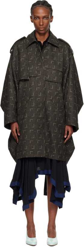 Photo: Kiko Kostadinov Brown Statsinger Coat