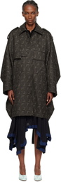Kiko Kostadinov Brown Statsinger Coat