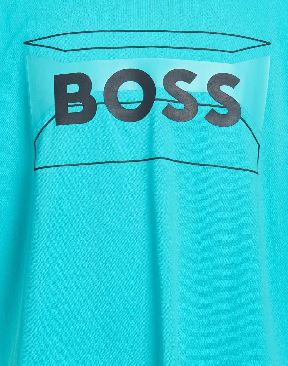 Boss Mens T-shirt Turquoise