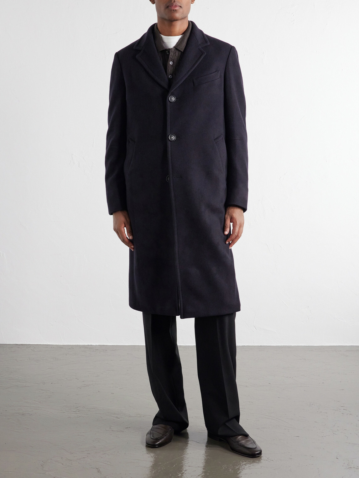 Massimo Alba - Mercury Cashmere Coat - Blue