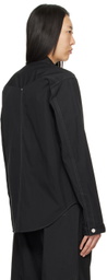 Dion Lee Black Rivet Denim Jacket