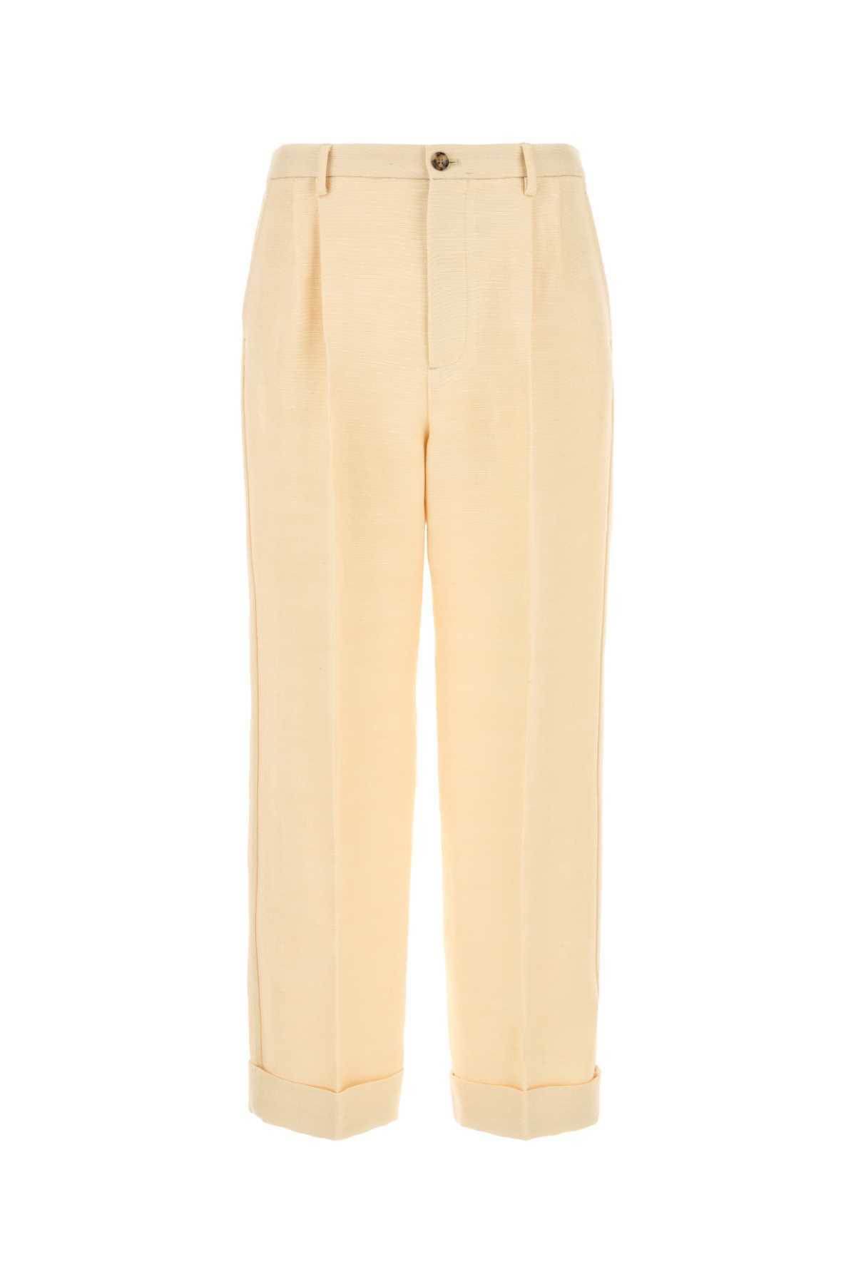 パンツ VALENTINO GARAVANI Cream Wool Pant Valentino Garavani Cream Wool Pant Valentino Garavani
