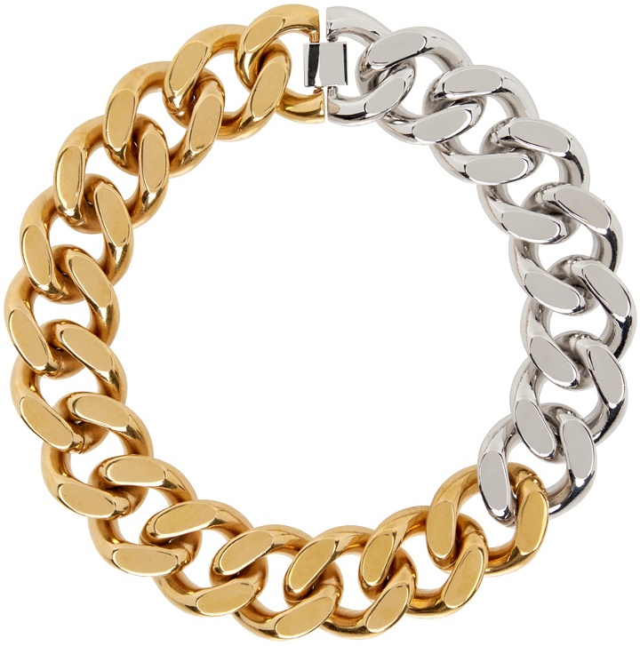 Photo: Stella McCartney Gold & Silver Bicolor Chunky Necklace
