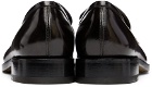 Salvatore Ferragamo Black Royal Steel Loafers