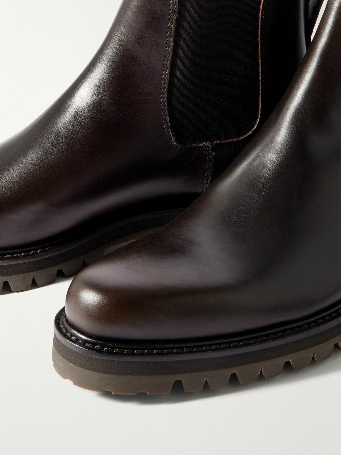 Mr P. - Ollie Leather Chelsea Boots - Brown