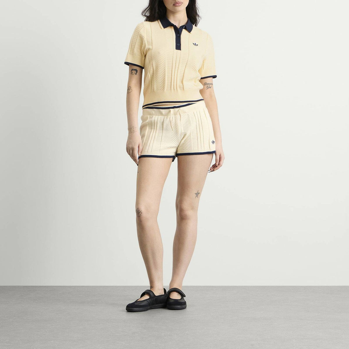 Adidas Women's Polo Shirt in Warm Vanilla