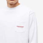 thisisneverthat Men's Long Sleeve L-Logo Pocket T-Shirt in White