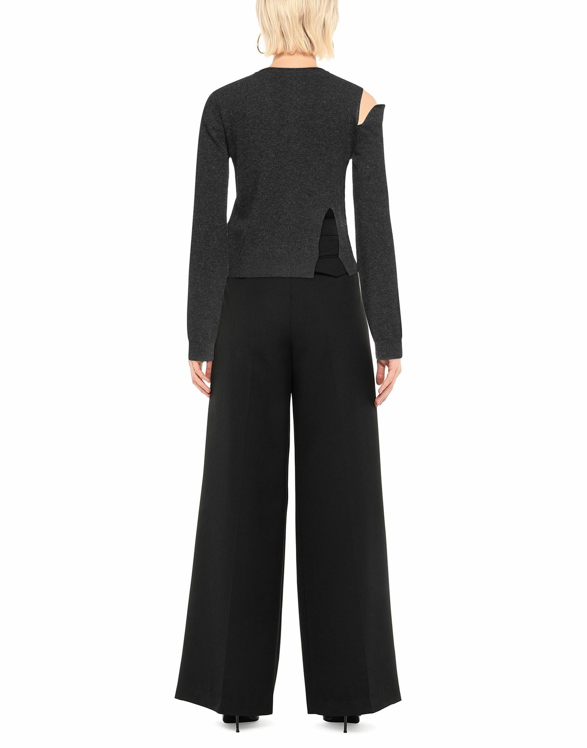 Ader Error Womens Cardigan Charcoal