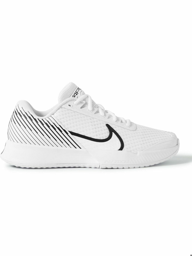 Photo: Nike Tennis - NikeCourt Zoom Vapor Pro 2 Rubber-Trimmed Mesh Sneakers - White