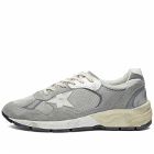 Golden Goose Men's Running Dad Sneakers in Grey/Silver/White