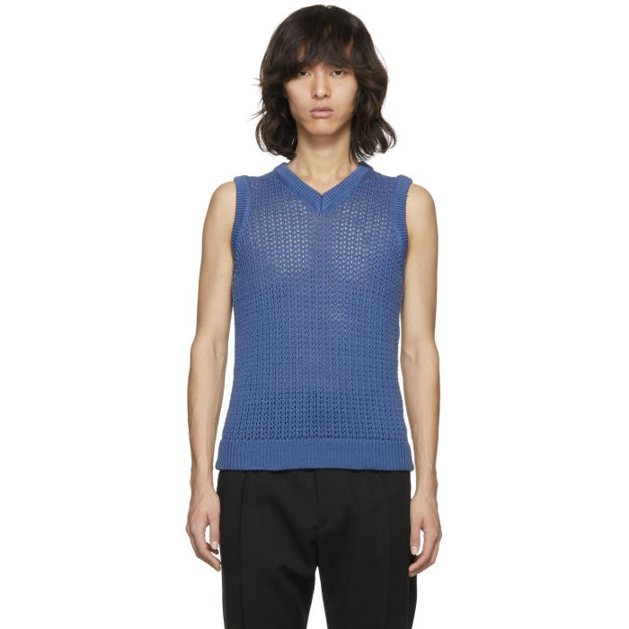 Photo: Acne Studios Blue Nuruy Sweater Vest