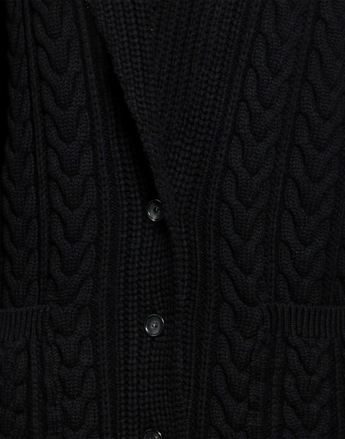 Laneus Womens Cardigan in Black