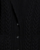 Laneus Womens Cardigan in Black