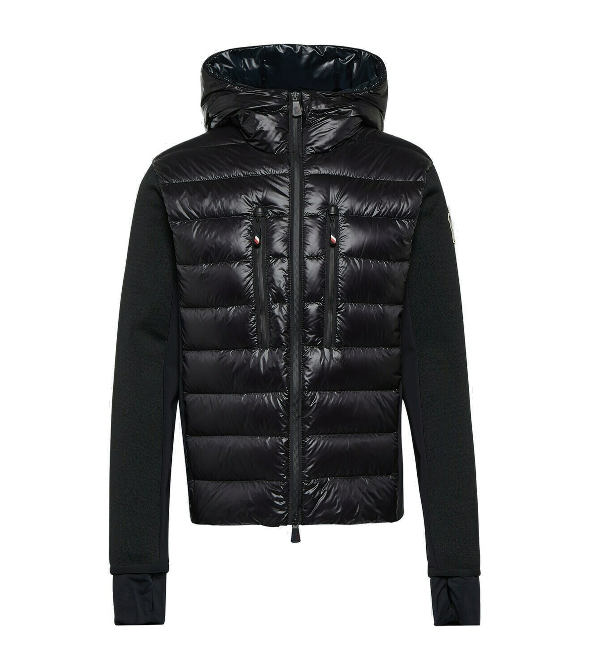Moncler Grenoble Gray Wool Zip-Up Hoodie Moncler Grenoble