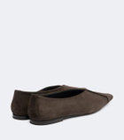 Brunello Cucinelli Suede ballet flats