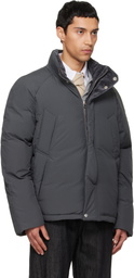 NULLUS Gray 8 Pocket Down Jacket