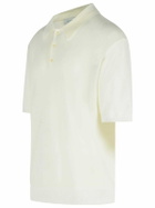 Laneus Polo Shirt In Lyocell Cream