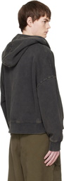 Entire Studios Black Eternal Zip Hoodie