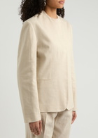 16 Arlington Erra Woven Jacket Cream