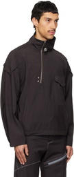 Kiko Kostadinov Brown Farkas Pullover Jacket