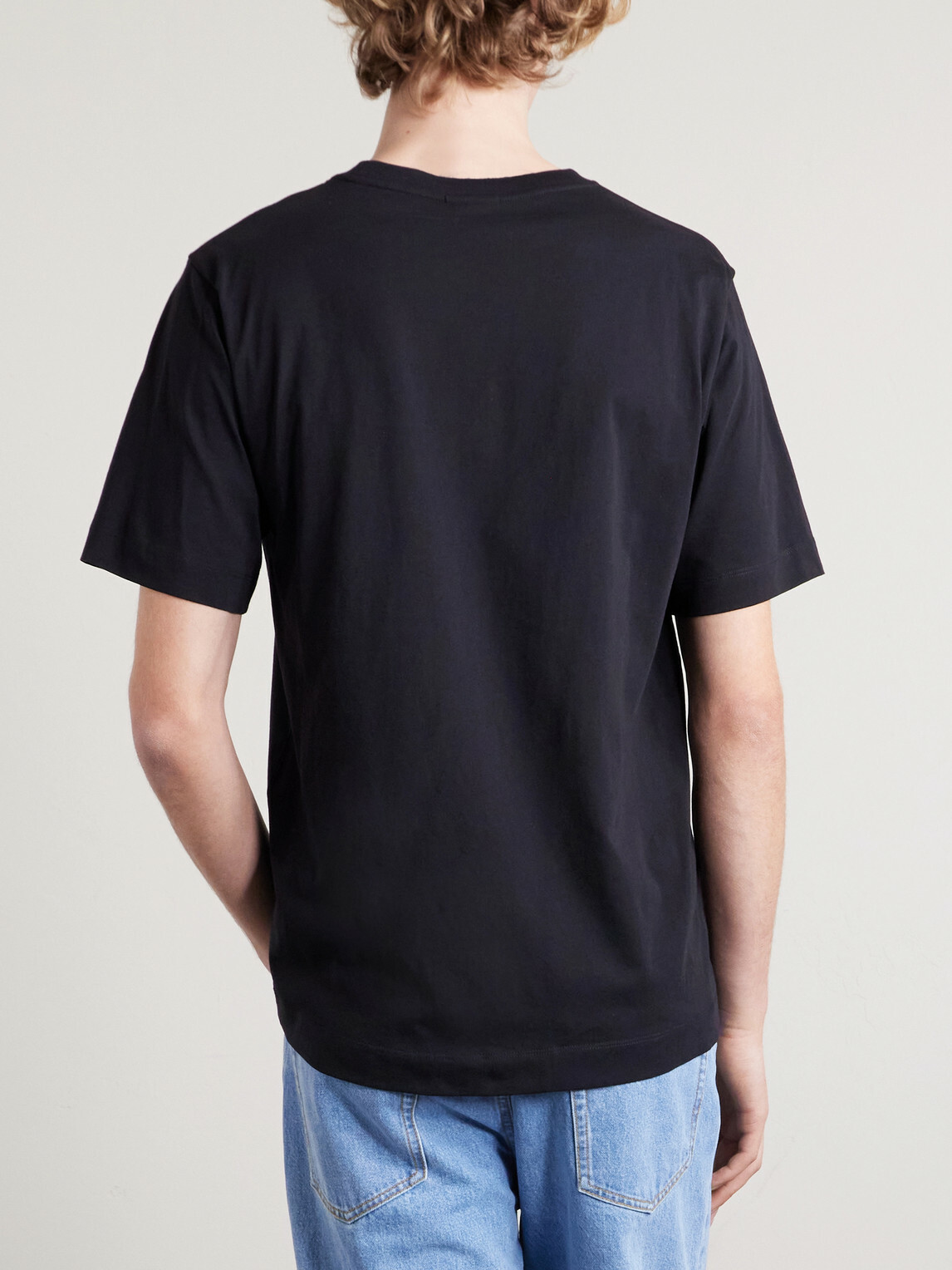 Dries Van Noten - Cotton-Jersey T-Shirt - Black