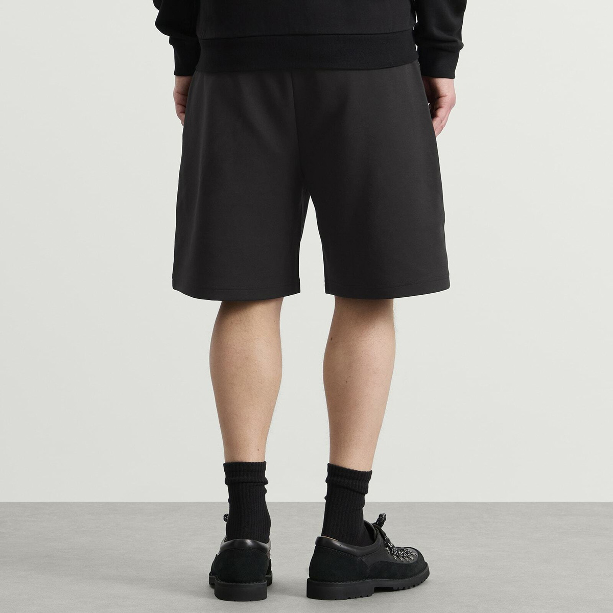 Moncler Men's Double Faced Shorts in Black