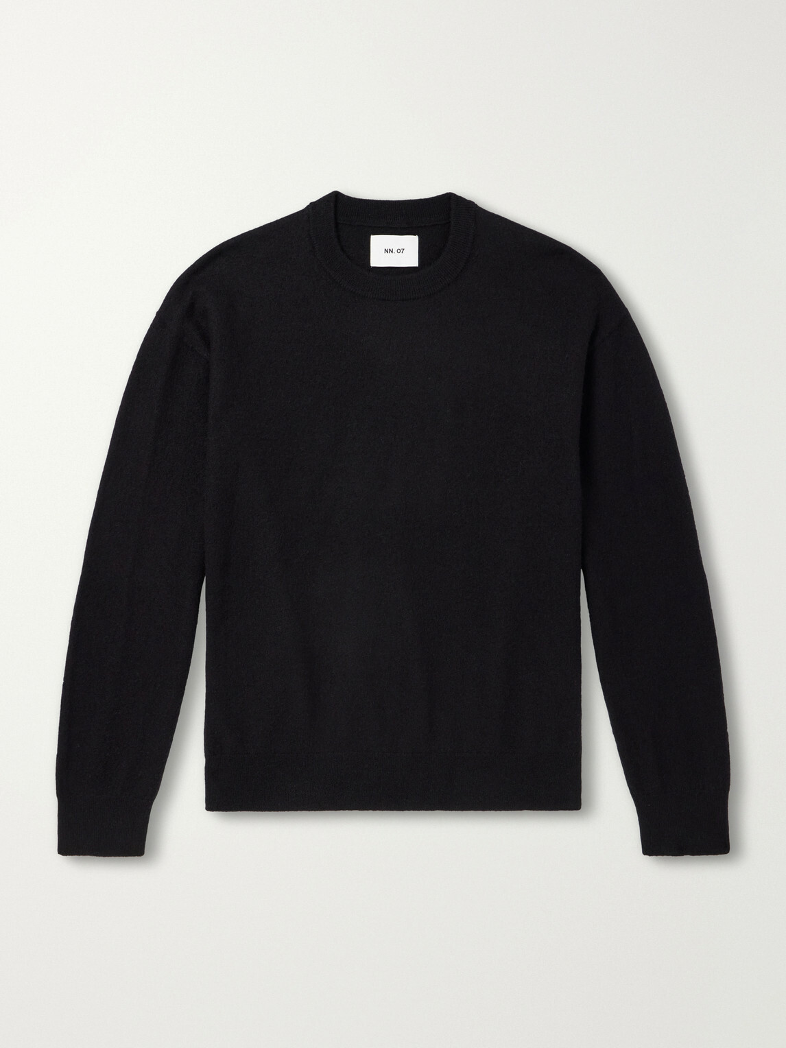 NN07 - Jasper 60062 Felted Wool Sweater - Black