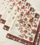 Etro Fleur printed cotton tablecloth and napkins set