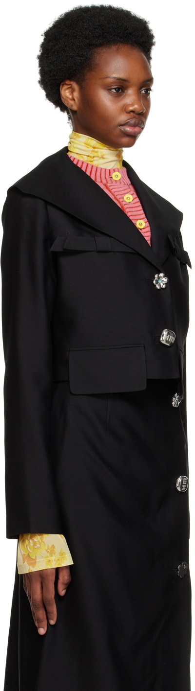 MINJUKIM Black Bojagi Jacket