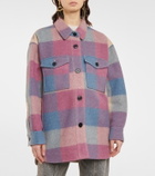 Marant Etoile Harveli checked shirt jacket