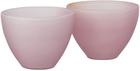 Los Objetos Decorativos Purple Opal Small Vase Set