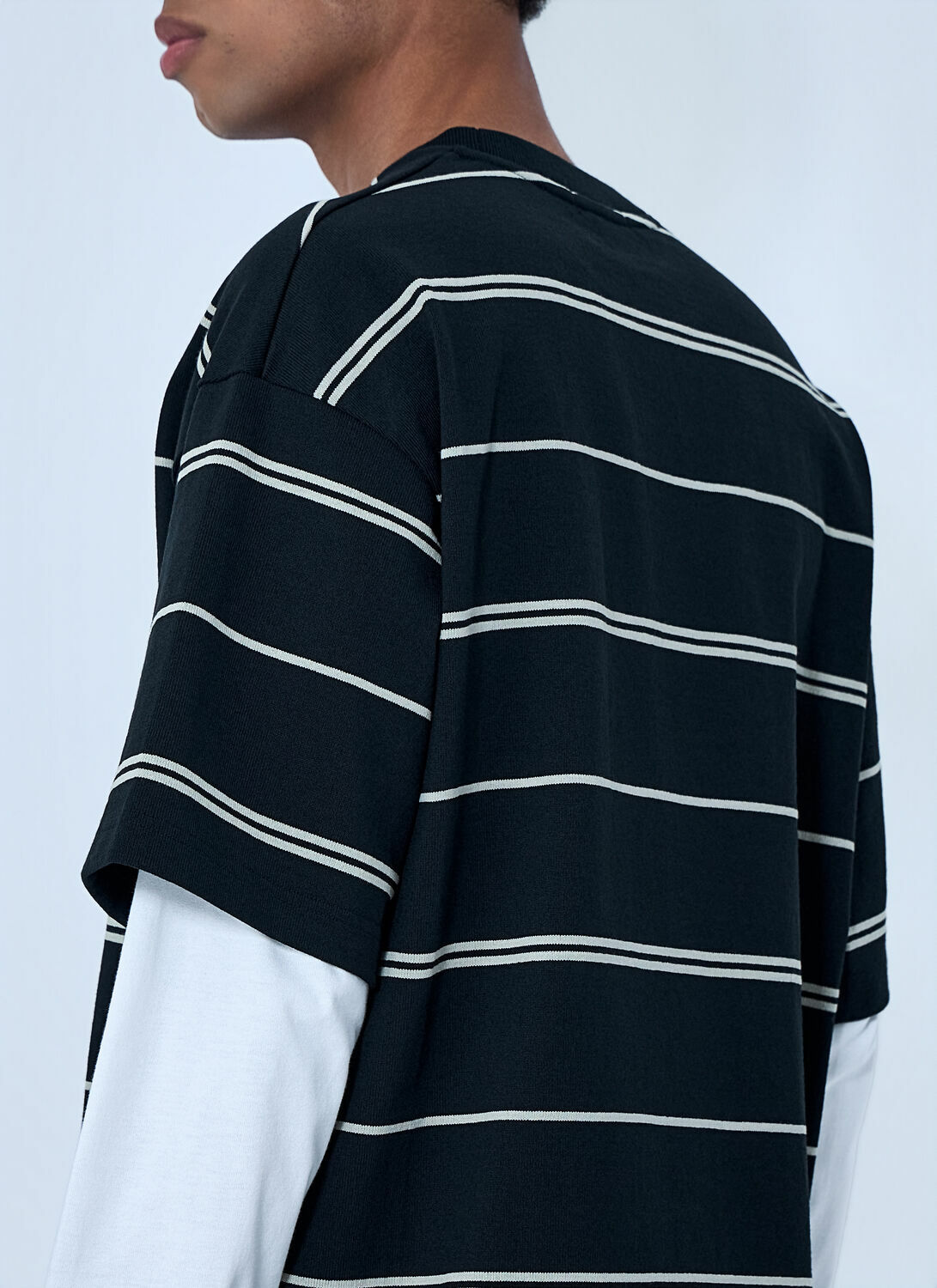 Comme des Garçons Homme Striped Cotton Jersey T-Shirt