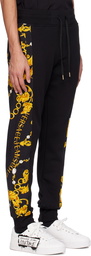 Versace Jeans Couture Black Chain Couture Sweatpants