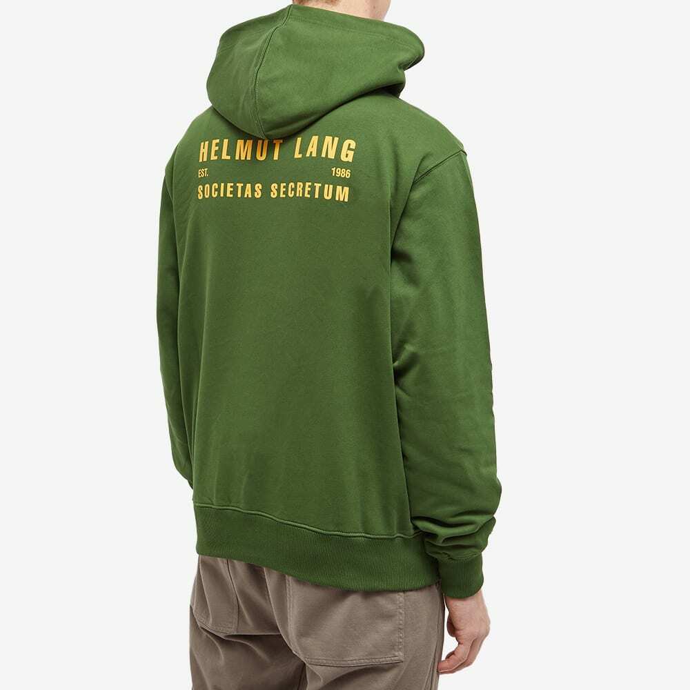 Helmut Lang Men's Societas Popover Hoody in Evergreen Helmut Lang