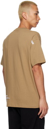 AAPE by A Bathing Ape Brown Patch T-Shirt